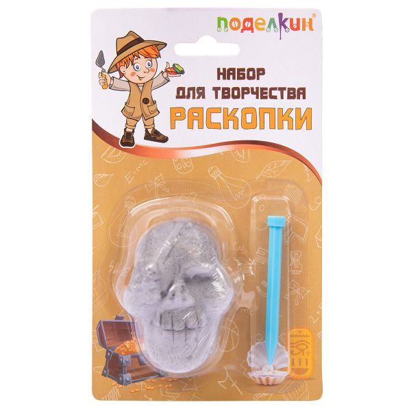 Поделкин Набор для творчества Раскопки, №03 Весёлый Роджер, Поделкин
