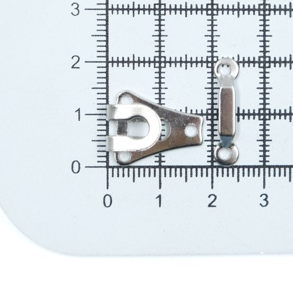 Крючки брючные (юбочные) пришивные 9 мм, с дугой, сталь серебристый, Prym