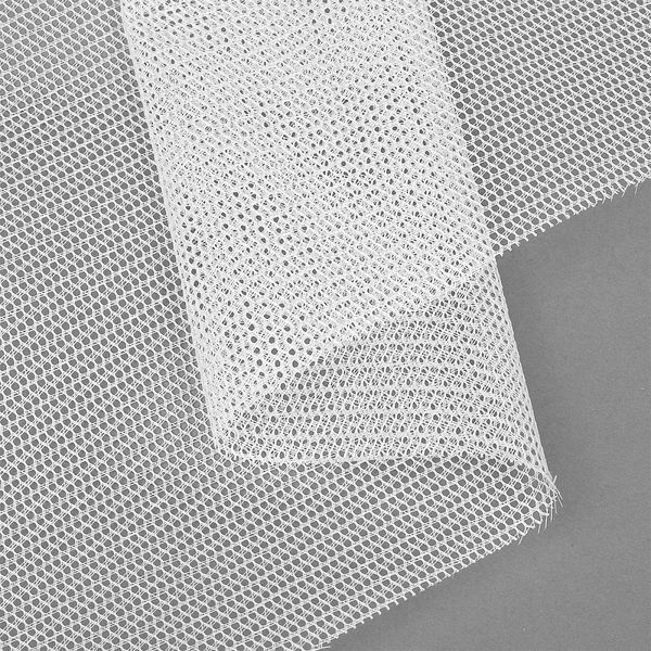 Сетка для бейсболок жесткая 70 г/м², 150 см / 100 метров, TBY.102-4, цв.белый