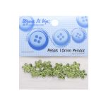 Кабошон декор подарков Цветы 10 мм, 15 шт, светло-зеленый, Dress it up