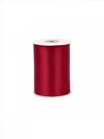 Лента атласная 1-сторонняя 100.0 мм / 22.5±1 метра, 3091 т.красный, Magic4Hobby