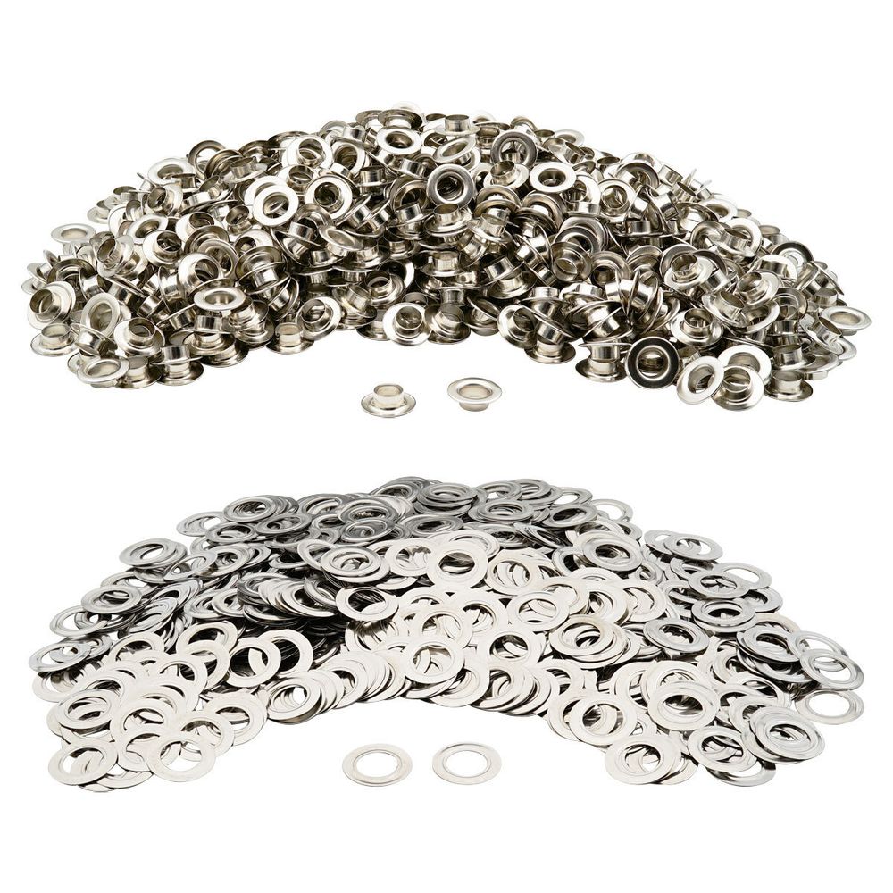 Люверсы металл ⌀13.0 мм (внутр.), h7 мм (внутр.), №28, металл, New Star, никель, уп≈1000 шт