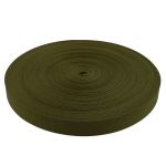 Стропа (ременная лента) 25 мм / 50 метров, толщ. 0.5 мм, [15.5 г/пог.м], 100% п/э, 016 хаки