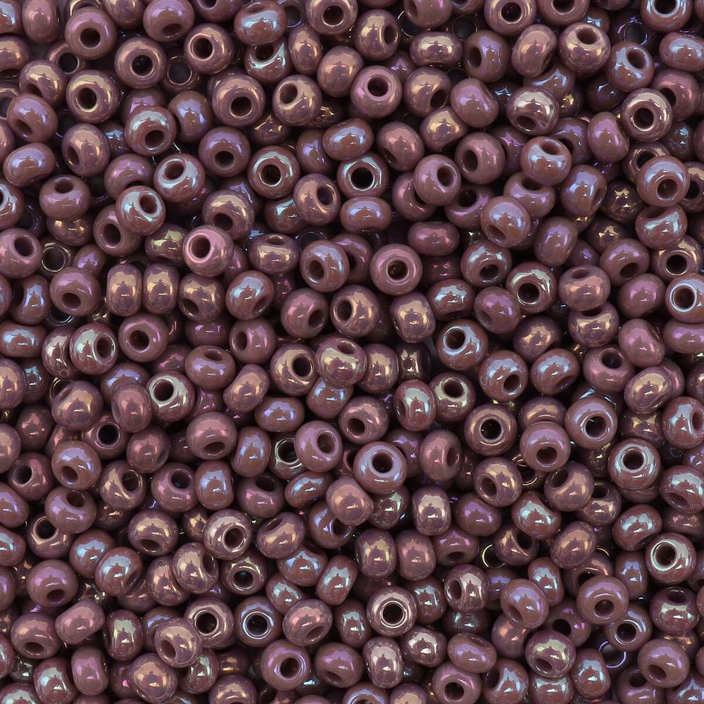 Бисер Preciosa непрозрачный радужный 10/0 (24020), круг.отв., 500гр