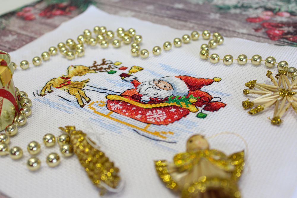 Набор для вышивания нитками МП Студия (Жар-птица), Навстречу чудесам, 10х13 см