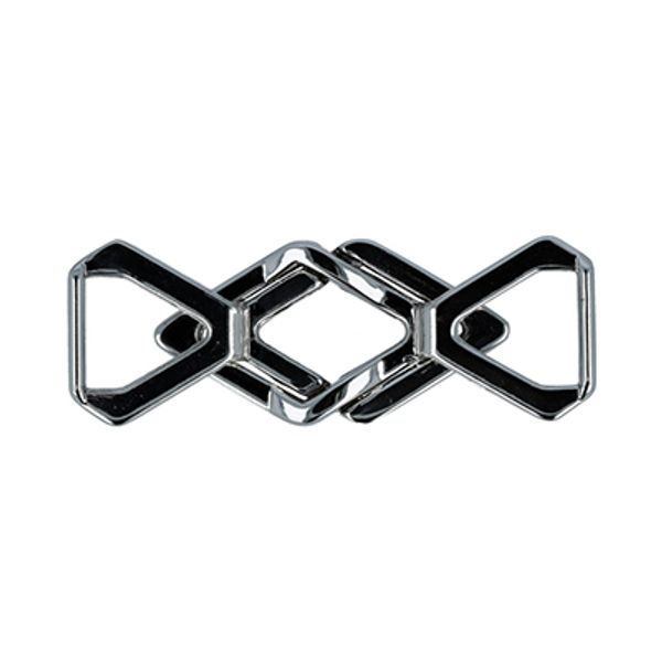 Пряжка ременная металл 60х20 мм, 10 шт, 04 никель, Gamma GB 1271