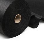 Флизелин клеевой точечный 50 г/м², цв.черный, шир.90см, 100м