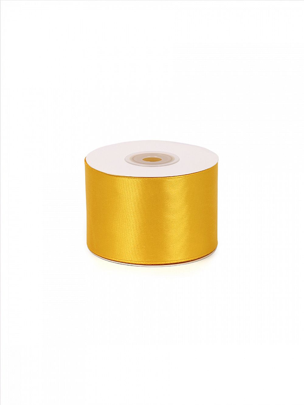 Лента атласная 1-сторонняя 50.0 мм / 22.5±1 метра, 3016 т.желтый, Magic4Hobby