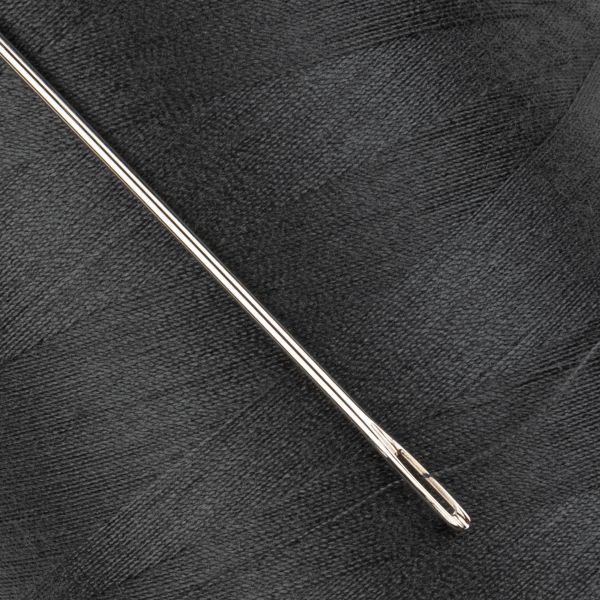 Нитки универсальные Nitka 40/2, 4570 м (5000 ярд) / 1 кат., 345 т.серый