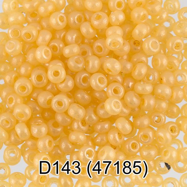 Бисер Gamma 10/0 (2.3 мм), 50 г, D143 т.кремовый, 47185, круглый 4