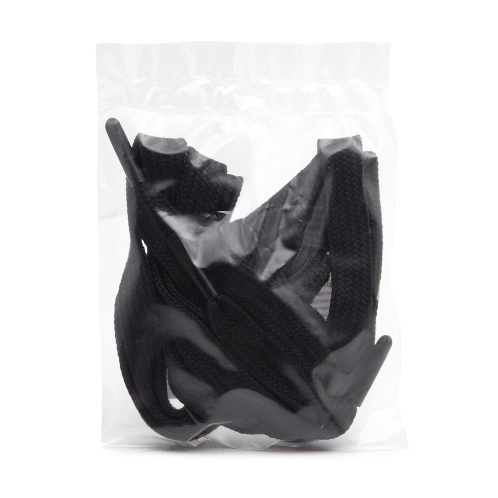 Шнурки плоские с металлическим наконечником 10.0 мм / 100см, 2 шт/упак (черный), 6220-0134