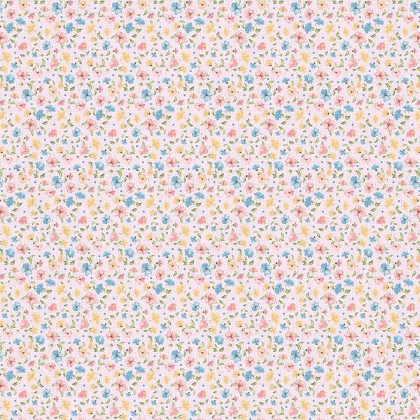 Ткань для пэчворка Peppy Нежная история, отрез 50х55 см, 146 г/м², НИ-17 розовый, Peppy