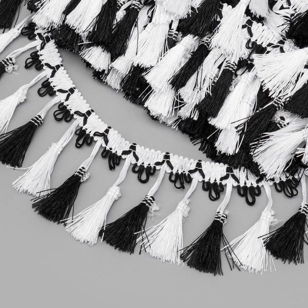 Бахрома отделочная 115.0 мм / 10 метров, с кистями, (001-115), 878