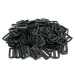 Пряжка, ПА, черный, 25 мм, 100 шт