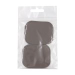 Термозаплатка, под кожу, 57х67мм (серый (gray)), AZ05, 10 шт