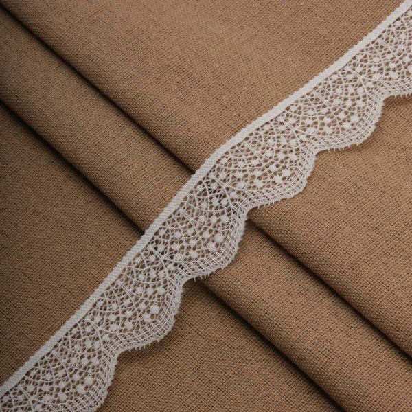 Кружево эластичное (стрейч) 30 мм / 22.86 метра, белый, 3AR2742