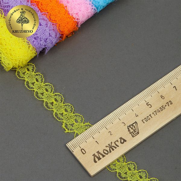 Набор кружева для рукоделия 15 мм (6 шт по 2 метра) №5