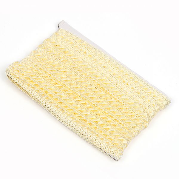 Тесьма декоративная Самоса V03 18 мм, цв.02 молочный уп.9м