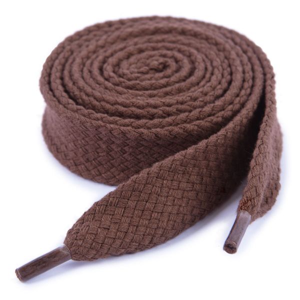 Шнур плоский для худи ⌀21.0 мм, 140 см, 10 шт, 4430033 /т.коричневый (№33), р.60240/140И