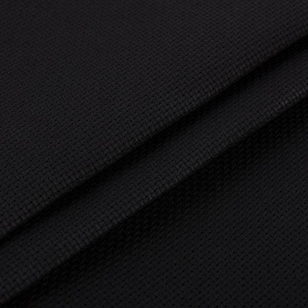 Канва Aida 14 ct, 150 см / 10 метров, чёрный, Gamma K04