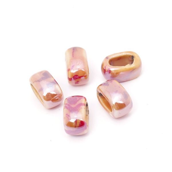 Бусины керамика 15х8 мм, цв. 020, 5 шт, Tesoro