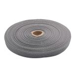 Стропа (ременная лента) 15 мм / 25 метров, толщ. 1.0 мм, [7.9 г/пог.м], 100% п/п, 33 серый