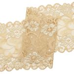 Кружево бельевое эластичное 150 мм / 13.72 м, цв. C180 телесный