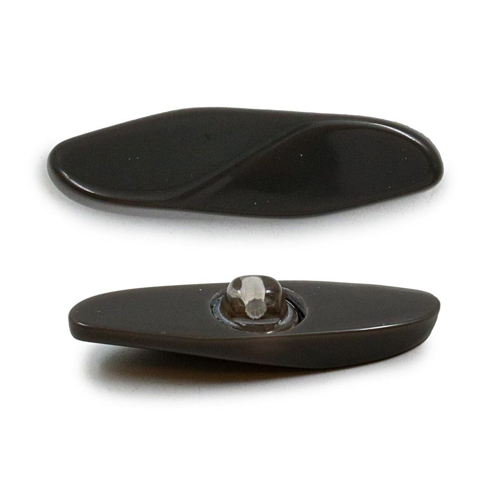 Пуговицы на ножке (3.01-203-45) (т.серый), Б25, 20 шт