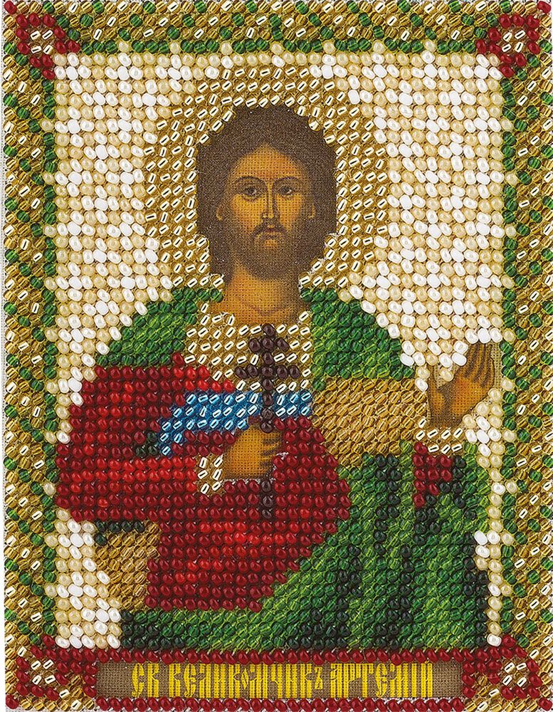 Panna, Икона Святого Великомученика Артемия, 8,5х10,5 см