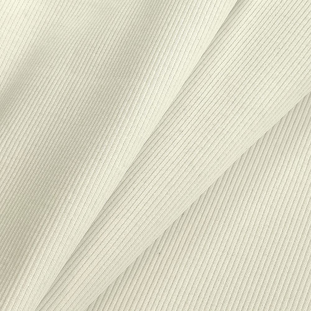 Кашкорсе трикотажное полотно 400 г/м², 60+60 см, экрю, 20-30кг (1кг-2,10м) /TOS/