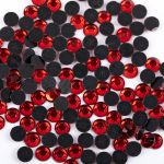 Стразы клеевые акрил 6-6.5 мм, 1х144 шт, SS30 033+ св.красный (lt siam), Zlatka RS/144