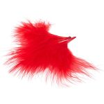 Перья декоративные 5-10см, 25 шт, H-72 красный