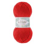 Пряжа Alize (Ализе) Happy Baby New / уп.5 мот. по 100 г, 320м, 56 красный