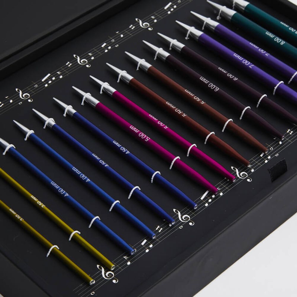 Набор съемных спиц Knit Pro Zing Melodies of Line, 47411