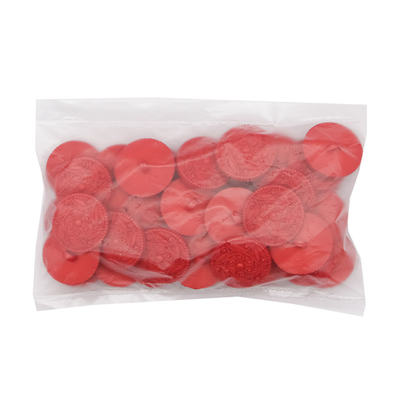 Пуговицы на ножке 28 мм (145 красный), 36 шт