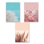 Тетрадь ученическая общая, A4 96 л. на скобе 65 г/м², белизна 100%, 6 шт, клетка, 000464 Бронзовый ковыль, Светоч 96ТСК4_0_2_1