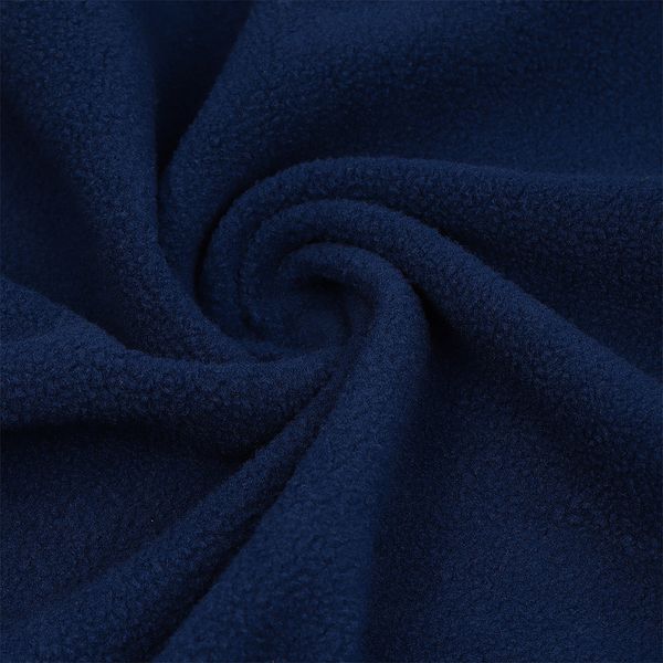 Флис 2-сторонний 290 г/м², 150 см / 2 метра, TBY-0290-S058, S058 тем.синий