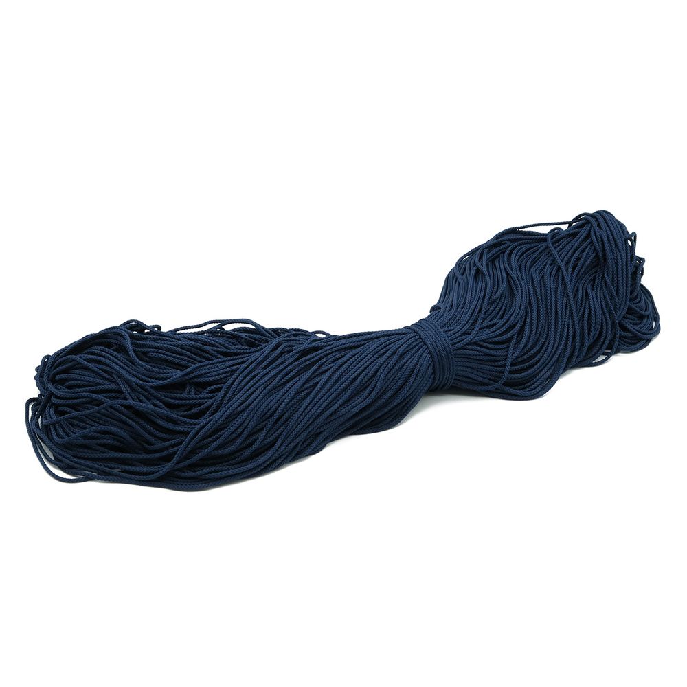 Шнур плетеный ⌀4.0 мм / 200 метров, 030 т.синий