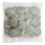 Пуговицы на ножке 22 мм (305 серый), 36 шт