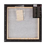Холст грунтованный на подрамнике 40х40 см, 240 г/м², 2 шт, PERESLAVL BLACK EDITION мелкозернистый, Vista-Artista ACBF-4040