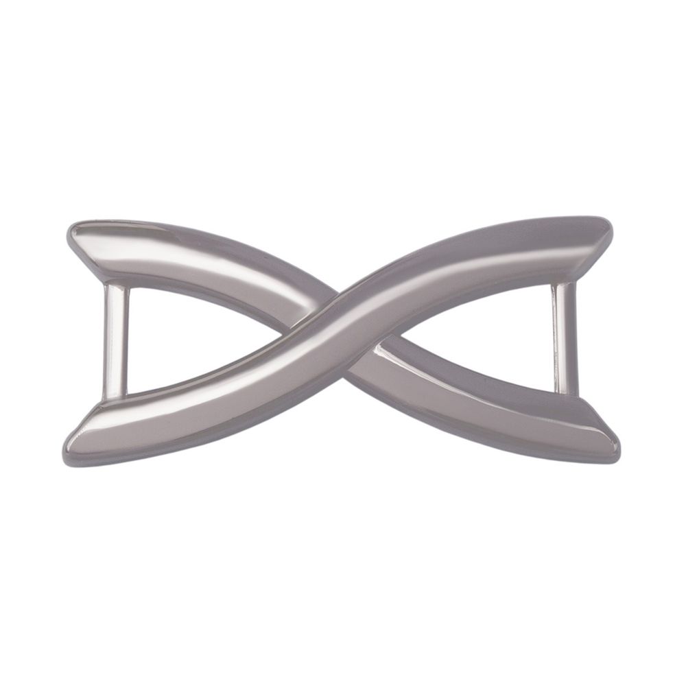 Пряжка ременная металл 8 мм, Pewter олово (чер.никель), 4 шт, MB198