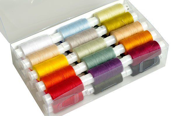 Нитки армированные ПНК им.Кирова 40ЛШ, 30 кат. по 200 м, набор Радуга