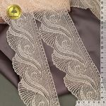 Кружево на сетке арт.TR.2107 70мм цв.св.розовый уп.13,5м, Kruzhevo