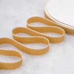 Тесьма (лента) окантовочная 28 мм / 91.44 метра, 5.075 г/пог.м, декоративная, 04 жёлтый, 3Al360