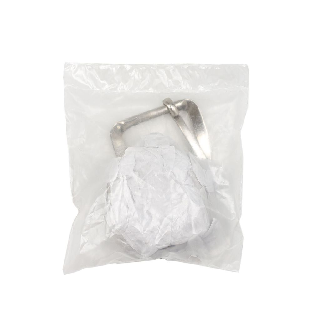 Пряжка ременная металл 30 мм. никель, 4 шт, BIG