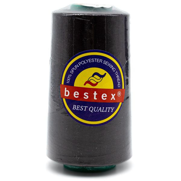 Нитки универсальные Bestex 50/2, 4570 м (5000 ярд) / 1 кат., 387 горький шоколад