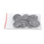 Пуговицы на ножке 36L (23мм), металл (m.nickel (матовый черный никель)), 12 шт, ME354