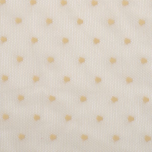 Сетка бельевая эластичная 95 г/м², шир.160 см / 1 метр, Горох 00128, цв.03 бежевый /ОТР.00128.03.1/