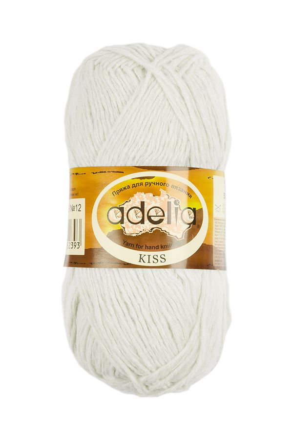 Пряжа Adelia Kiss / уп.10 мот. по 50г, 145м, 09 молочный