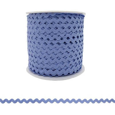 Тесьма вьюнчик 4 мм / 100 метров, ГР, 18/4026 голубой, 07-8077